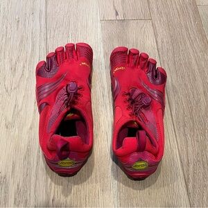 Vibram Red and Purple FiveFingers Footwear